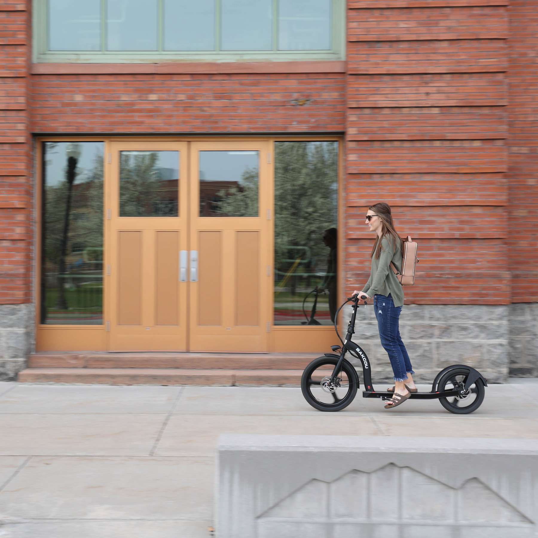 Badger Electric Scooter Matte Army Green